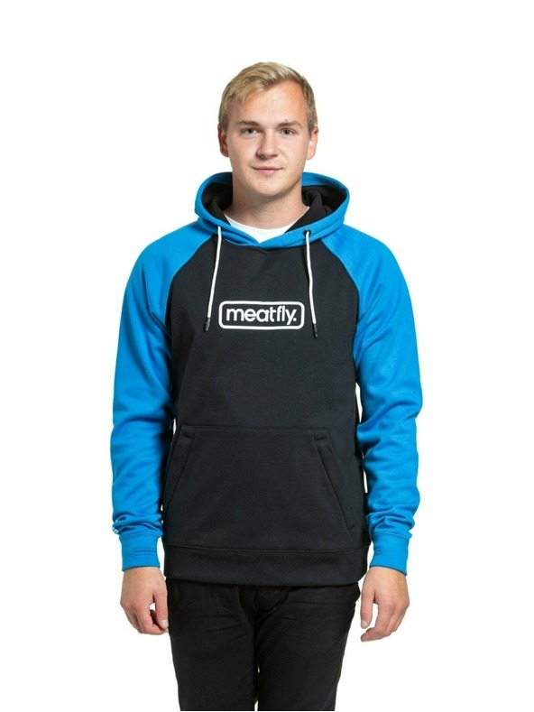 Meatfly Meatfly Herren-Technisches Sweatshirt blau-schwarz
