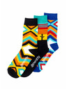 Meatfly Meatfly Socks Arizona Socks - S19 Triple Pack | Multicolored | Size
