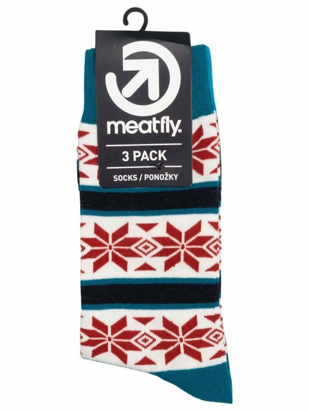 Meatfly Meatfly Socks Lexy Triple Pack Norway | Multicolored | Size