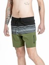 Meatfly Meatfly Herren-Badeshorts Keith Boardshorts 17" Olivgrün / Schwarz | Grün | Größe