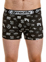 Meatfly Meatfly Herren-Boxershorts Balboa Boxershorts Double Pack Badges | Schwarz | Größe