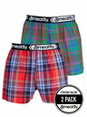 Meatfly Meatfly Herren-Boxershorts Gigi Pink / Green | Rosa | Größe
