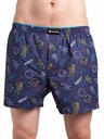 Meatfly Meatfly Herren-Boxershorts Agostino Cosmo Gift Pack | Blau | Größe