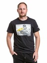 Meatfly Meatfly Herren T-Shirt Big Shock Kiss Schwarz | Schwarz | Größe