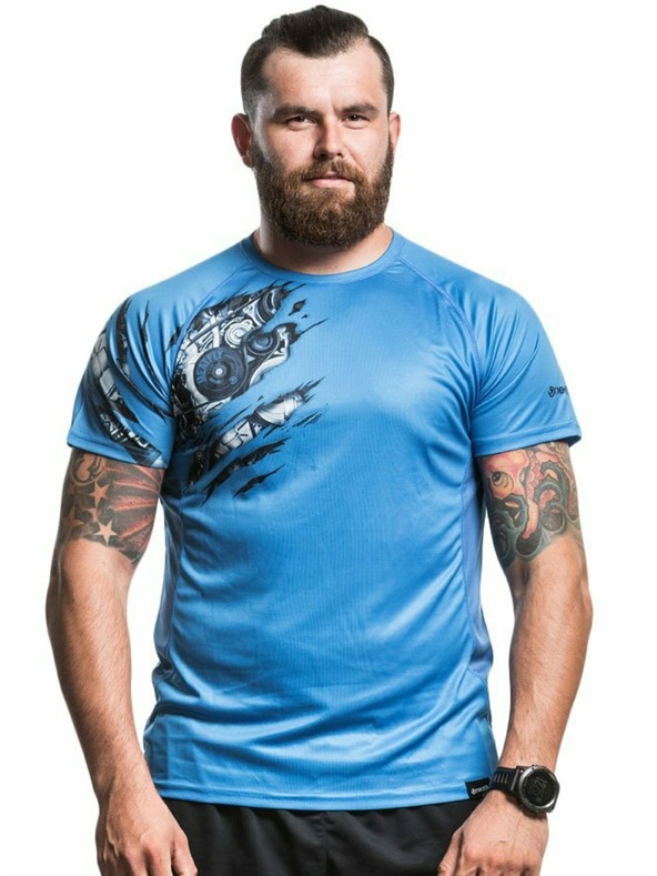 Meatfly Meatfly functional shirt Reaper C - Blue | Blue | Size
