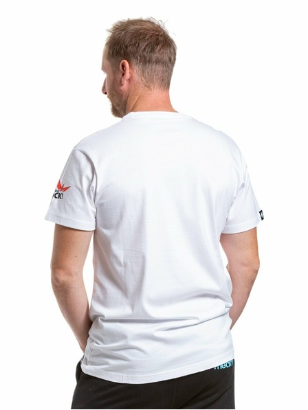 Meatfly Meatfly Herren T-Shirt Big Shock Kiss Weiß | Weiß | Größe