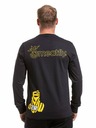 Meatfly Meatfly Herren Langarm-T-Shirt Dakar Beduin Schwarz | Schwarz | Größe