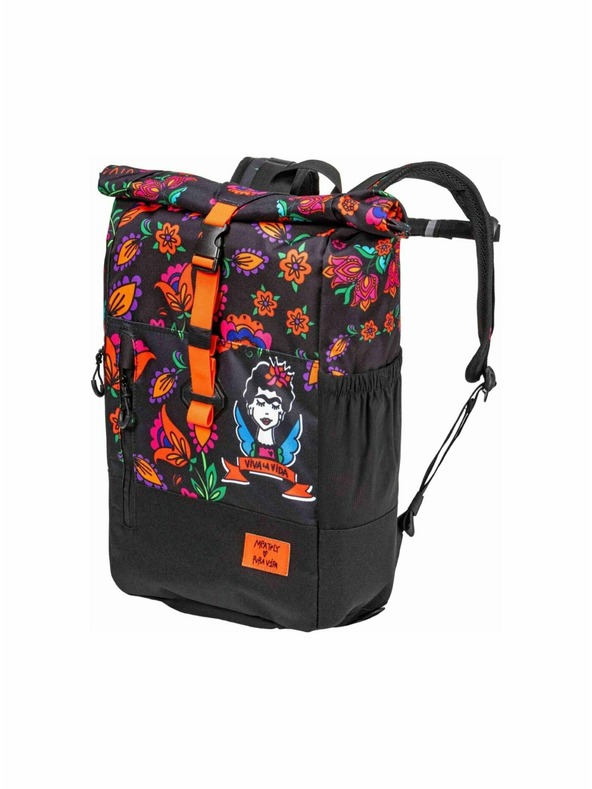 Meatfly Meatfly Holler Backpack Viva La Vida Black 28 L | Multicolored | Volume 28 L