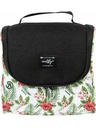 Meatfly Meatfly Toiletry Bag Cara White Tropical | Black | Volume 6 L