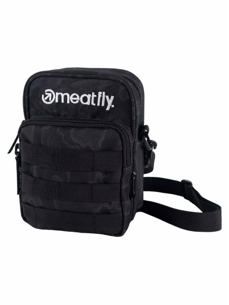 Meatfly Meatfly Herren Handtasche Hardy Morph Black | Schwarz | Volumen 1,5 L