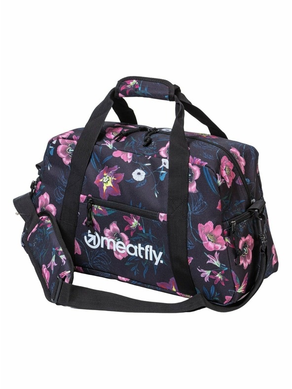 Meatfly Meatfly Travel Bag Mavis Hibiscus Black