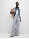 Marks & Spencer Wide-leg pants with high linen content Marks & Spencer grey
