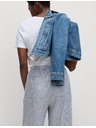 Marks & Spencer Wide-leg pants with high linen content Marks & Spencer grey