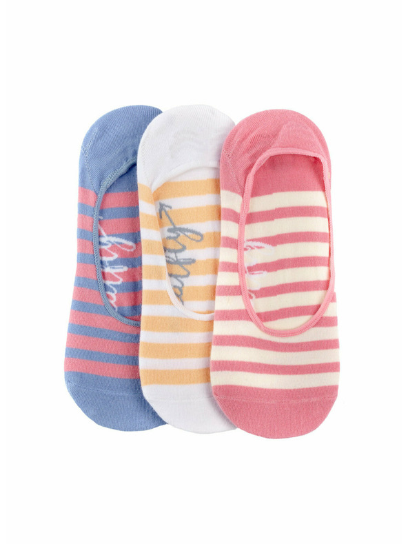 Meatfly Meatfly Low Socks - Triple Pack D/ Big Stripes | Multicolored | Size