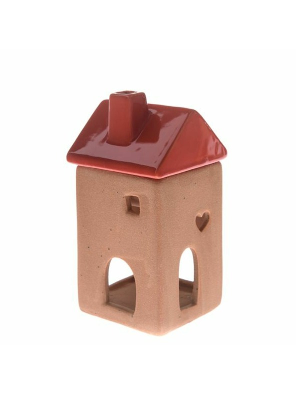 Casa de Engel Keramik-Aromalampe - Häuschen, rot, 0/60