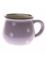 Casa de Engel Ceramic mug - purple with dots, 75ml, 24/144