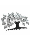 Casa de Engel Wanddekoration aus Metall mit LED-Licht, 0/6