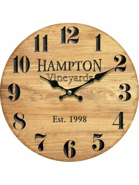 Casa de Engel Wooden Wall Clock, 0/12