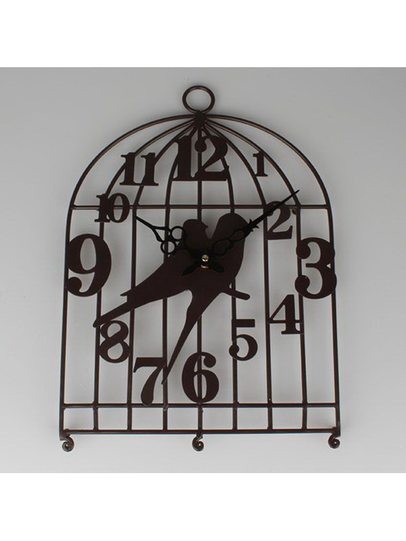 Casa de Engel Hängeuhr aus Metall - Vögel, 1/10