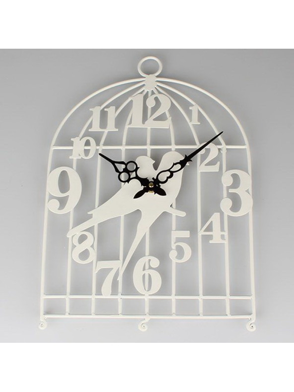 Casa de Engel Hängeuhr aus Metall - Vögel, 1/10