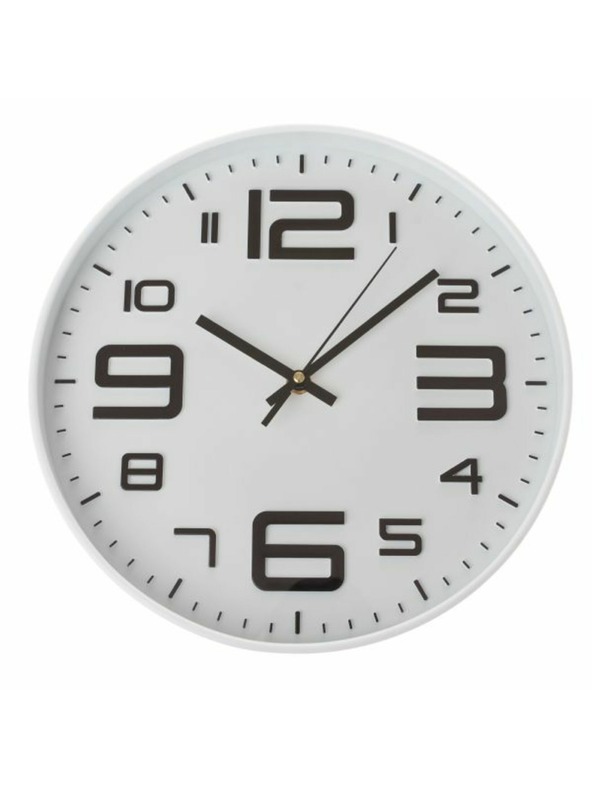 Casa de Engel Plastik-Wanduhr, 1/20