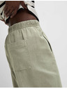 Marks & Spencer Gefärbte Stretch-Hose in schmaler Passform mit Kordelzug Marks & Spencer grün