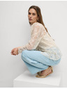 Marks & Spencer Wide-leg jeans with high waist custom-made Marks & Spencer navy blue