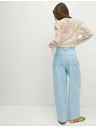 Marks & Spencer Wide-leg jeans with high waist custom-made Marks & Spencer navy blue