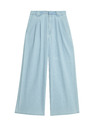 Marks & Spencer Wide-leg jeans with high waist custom-made Marks & Spencer navy blue