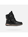 Geox Schwarze Mädchen Winter-Schuhe Geox Adelhide B Ab