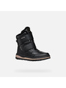 Geox Schwarze Mädchen Winter-Schuhe Geox Adelhide B Ab