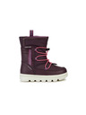 Geox Burgunderfarbene Mädchen-Stiefeletten Geox Willaboom Abx