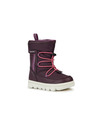 Geox Burgunderfarbene Mädchen-Stiefeletten Geox Willaboom Abx