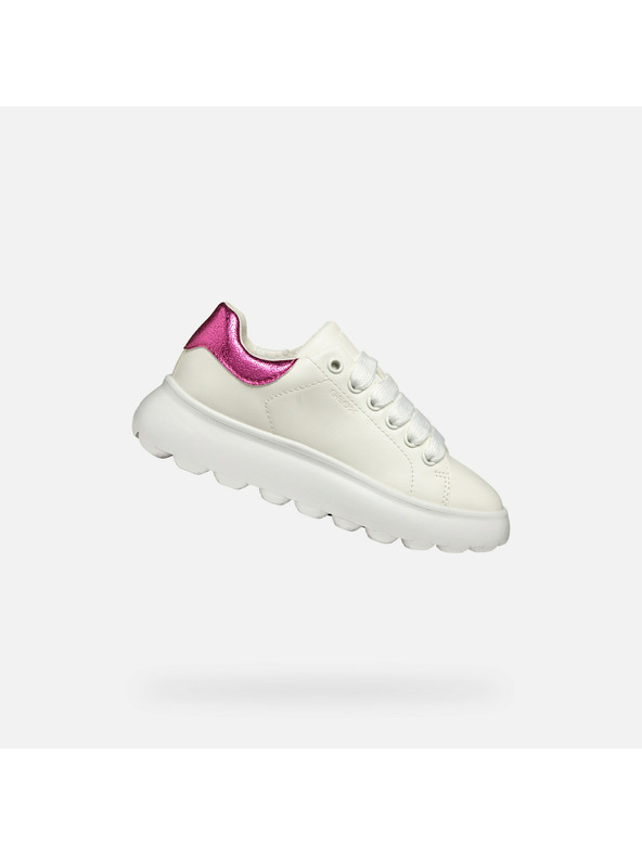Geox Weiße Geox Puffypop Turnschuhe für Mädchen