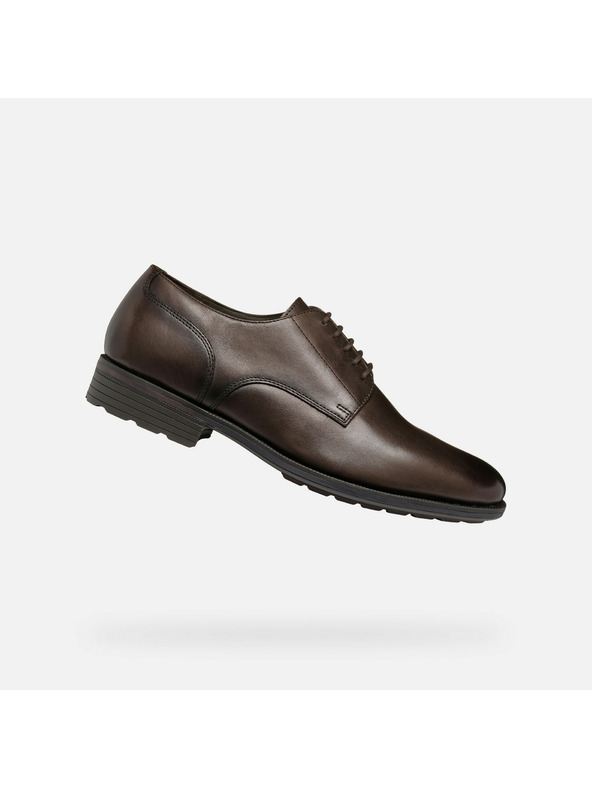 Geox Braune Herren-Businessschuhe Geox Walk Pleasure F