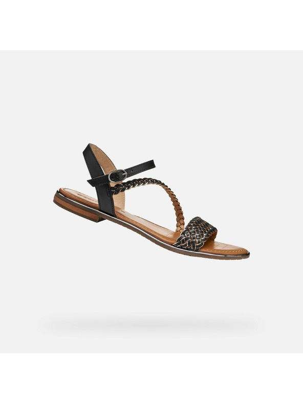 Geox Schwarze Damen-Sandalen Geox Sozy Plus