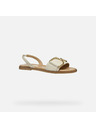 Geox Cremeweiße Geox Naileen Damensandalen