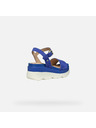 Geox Blaue Geox Gardenia Damensandalen