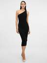 Orsay Schwarzes Damen Midikleid ORSAY