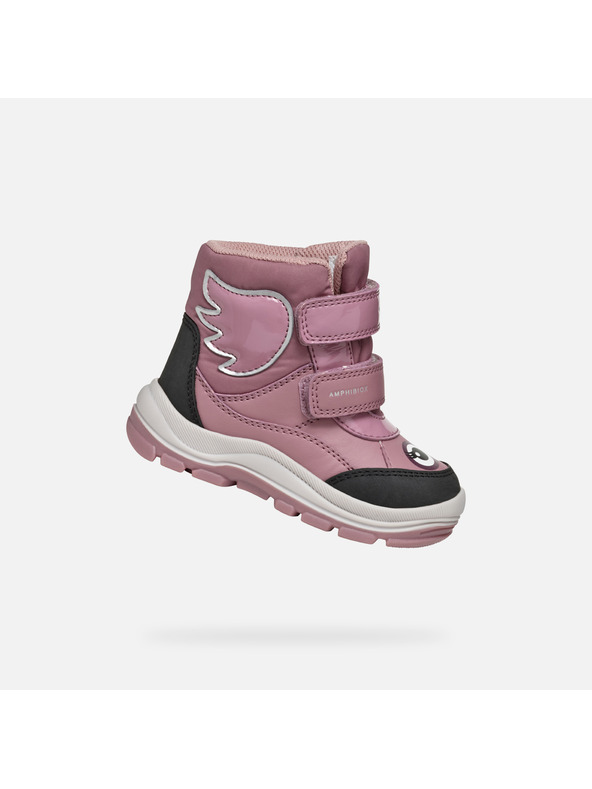Geox Rosa Mädchen-Winterschuhe Geox Flanfil B Abx