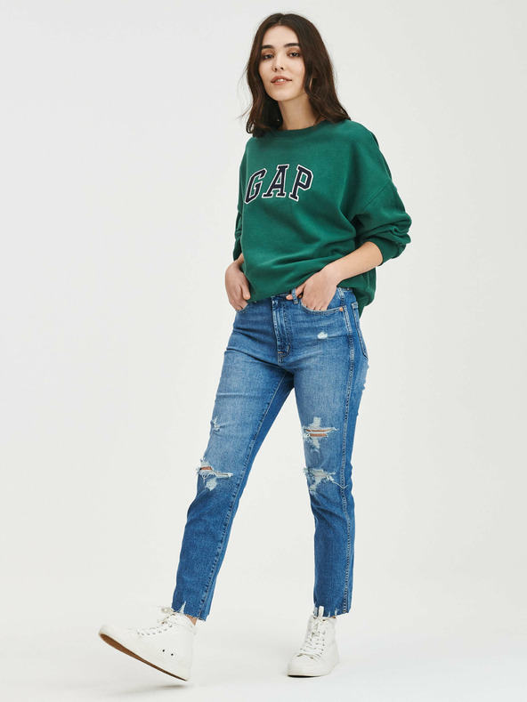 GAP Slim High Rise Destructed Vintage Jeans GAP