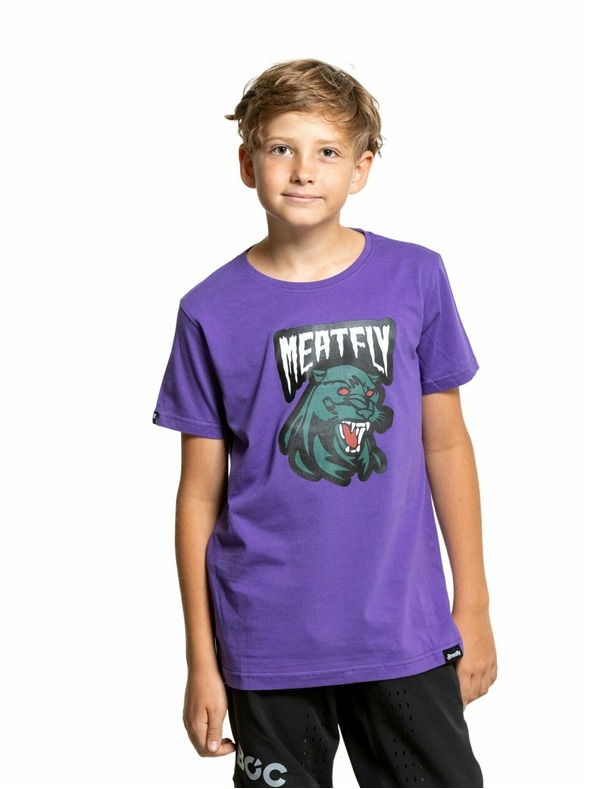 Meatfly Meatfly Kinder-T-Shirt Panther Violet | Lila | Größe 146 | 100% Baumwolle