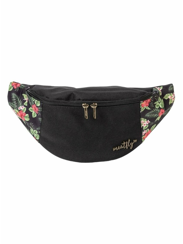 Meatfly Meatfly Gürteltasche Taya Tropical Black | Schwarz | Volumen 2,5 L