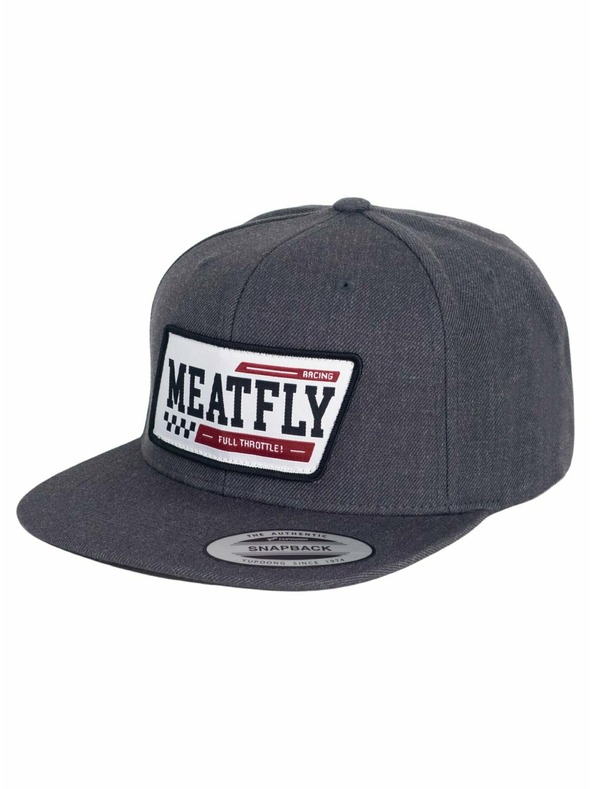 Meatfly Meatfly Snapback Cap Hornet Racing Dunkelgrau | Grau | Größe