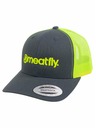 Meatfly Meatfly Trucker Cap MF Logo Kohle/Neongrün