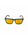 Meatfly Meatfly Sonnenbrille Memphis Black Dark Wood | Schwarz | Größe