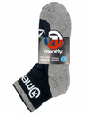 Meatfly Meatfly Socken Middle Triple Pack Grau | Schwarz | Größe
