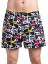 Meatfly Meatfly Herren Boxershorts Agostino Rot/Schwarz Comics | Rot | Größe