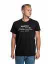 Meatfly Meatfly Herren T-Shirt Sign Schwarz | Schwarz | Größe