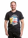 Meatfly Meatfly Herren T-Shirt Big Shock 8Bit Black | Schwarz | Größe